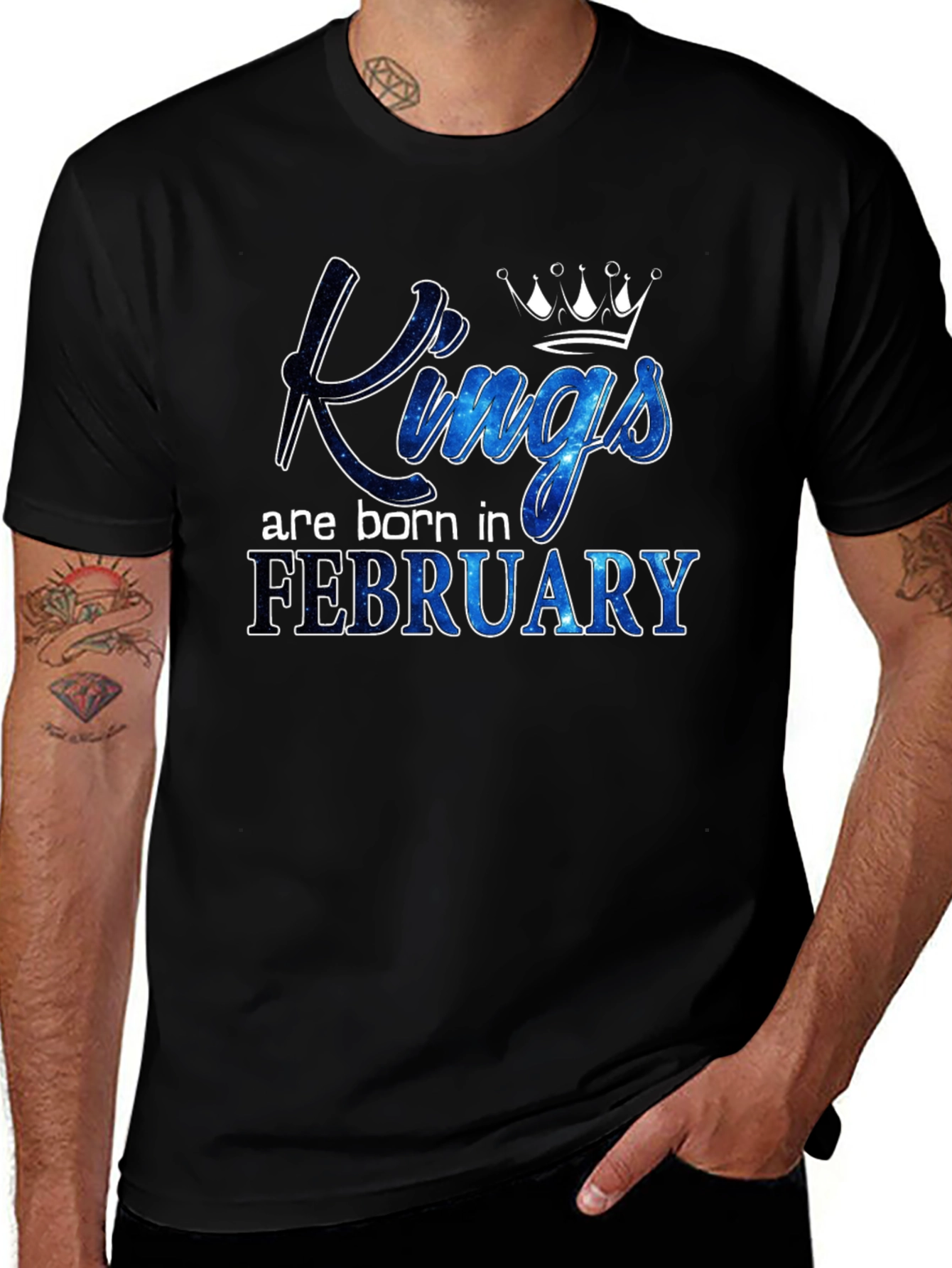Kings Are Born in February T-Shirt