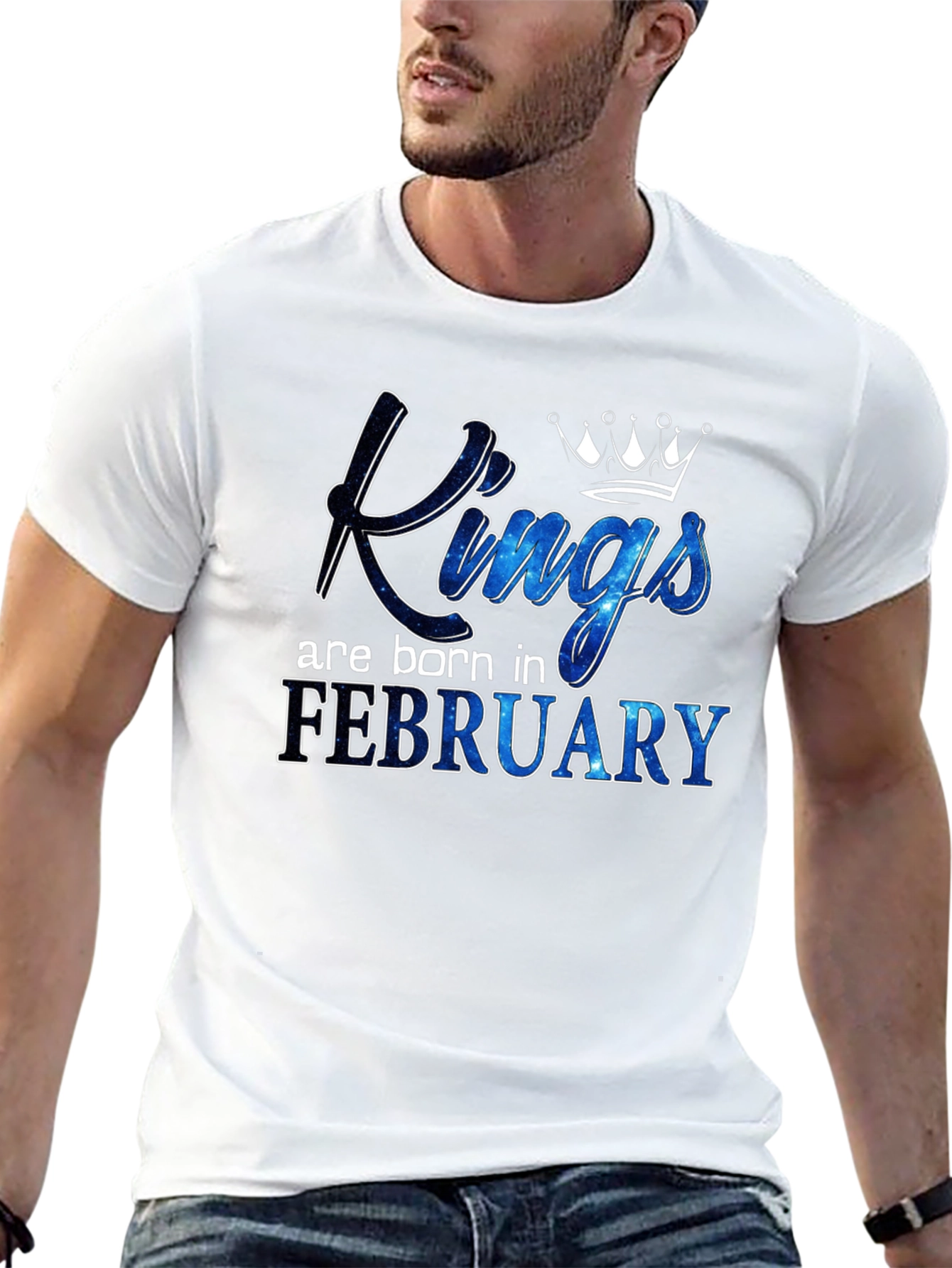Kings Are Born in February T-Shirt