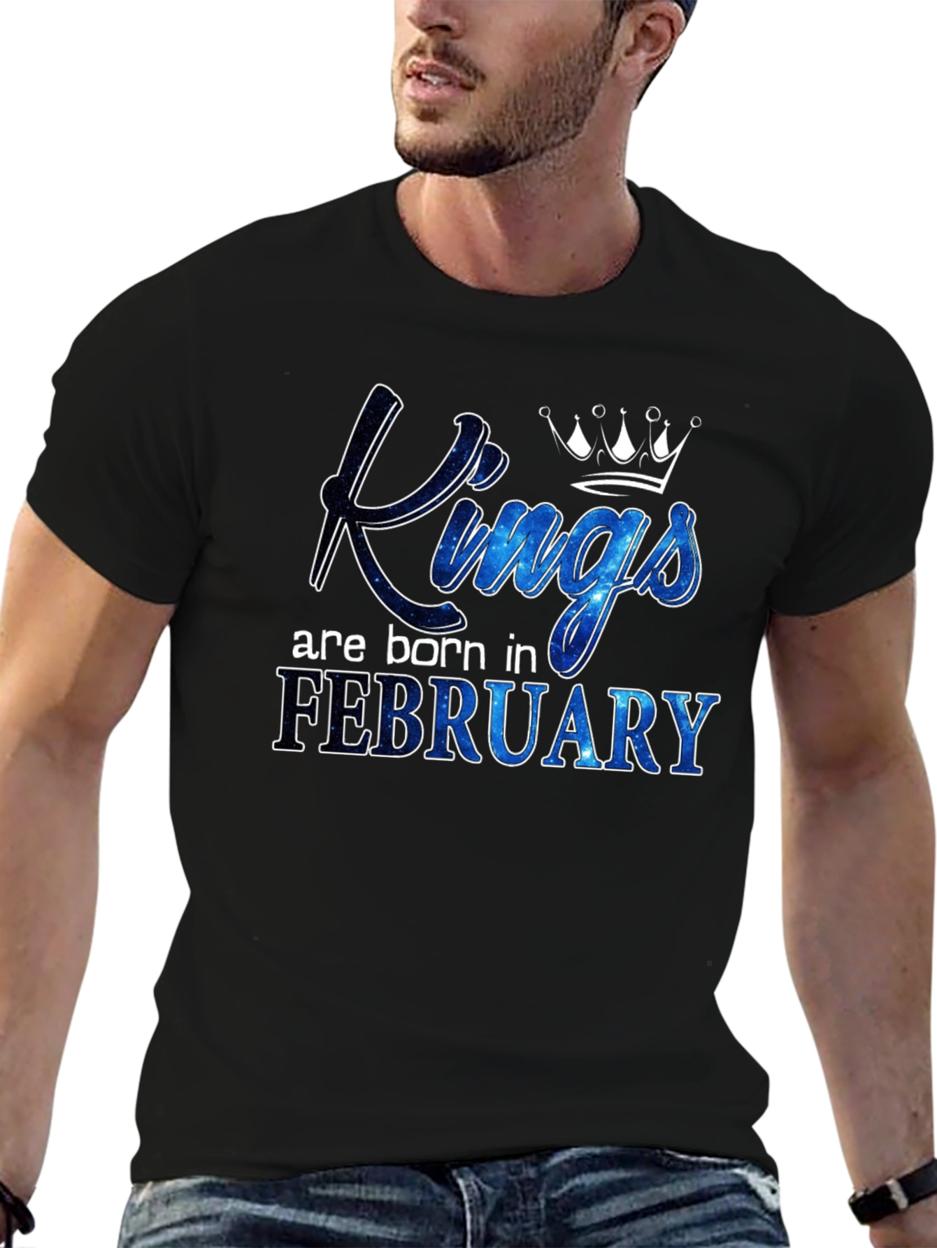Kings Are Born in February T-Shirt