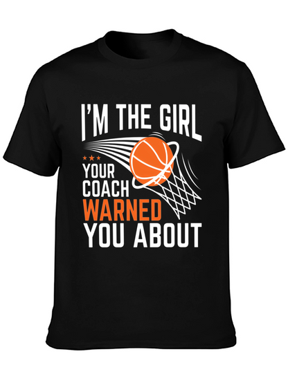 Im The Girl Basketball Graphic Tee