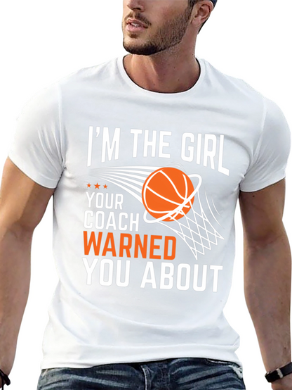 Im The Girl Basketball Graphic Tee