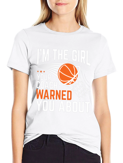 Im The Girl Basketball Graphic Tee