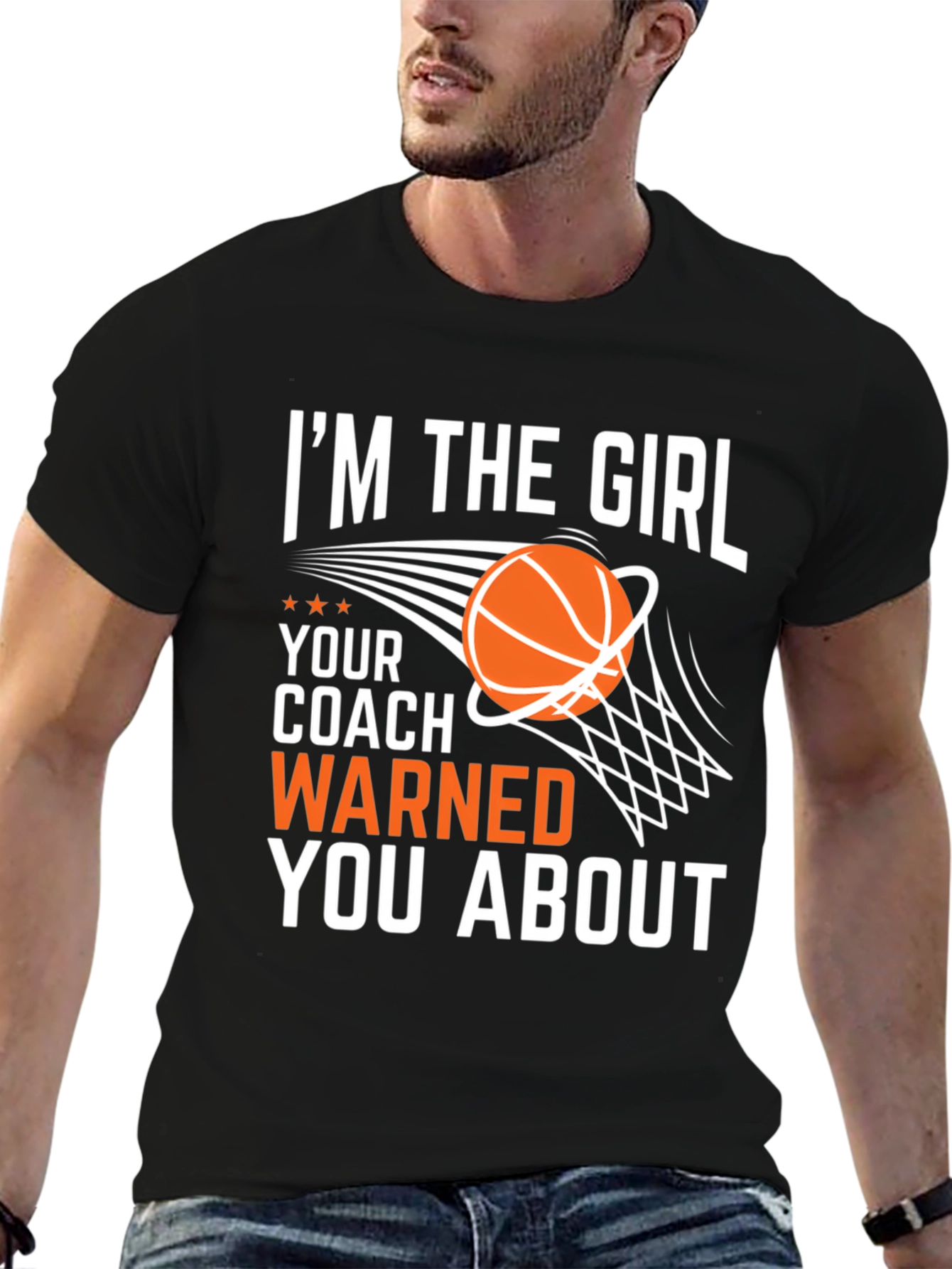 Im The Girl Basketball Graphic Tee