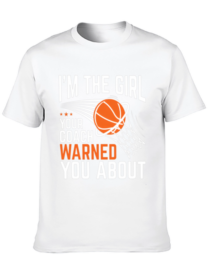 Im The Girl Basketball Graphic Tee