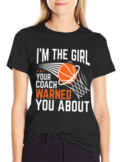 Im The Girl Basketball Graphic Tee