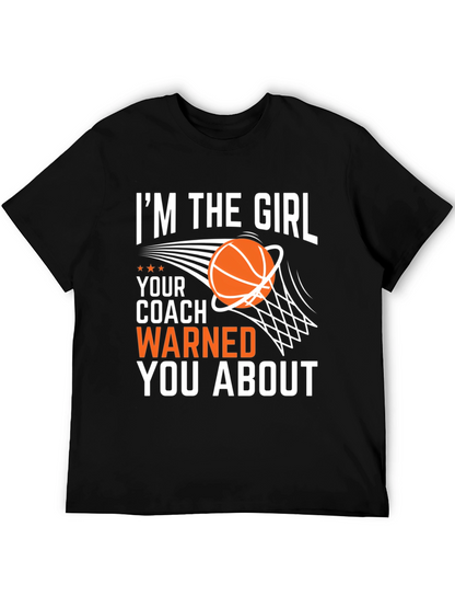 Im The Girl Basketball Graphic Tee