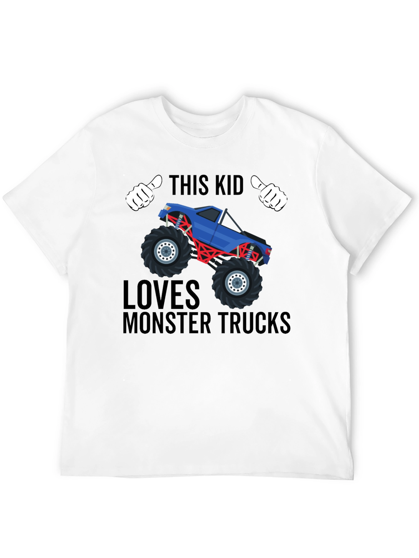 Monster Truck Kids T-Shirt
