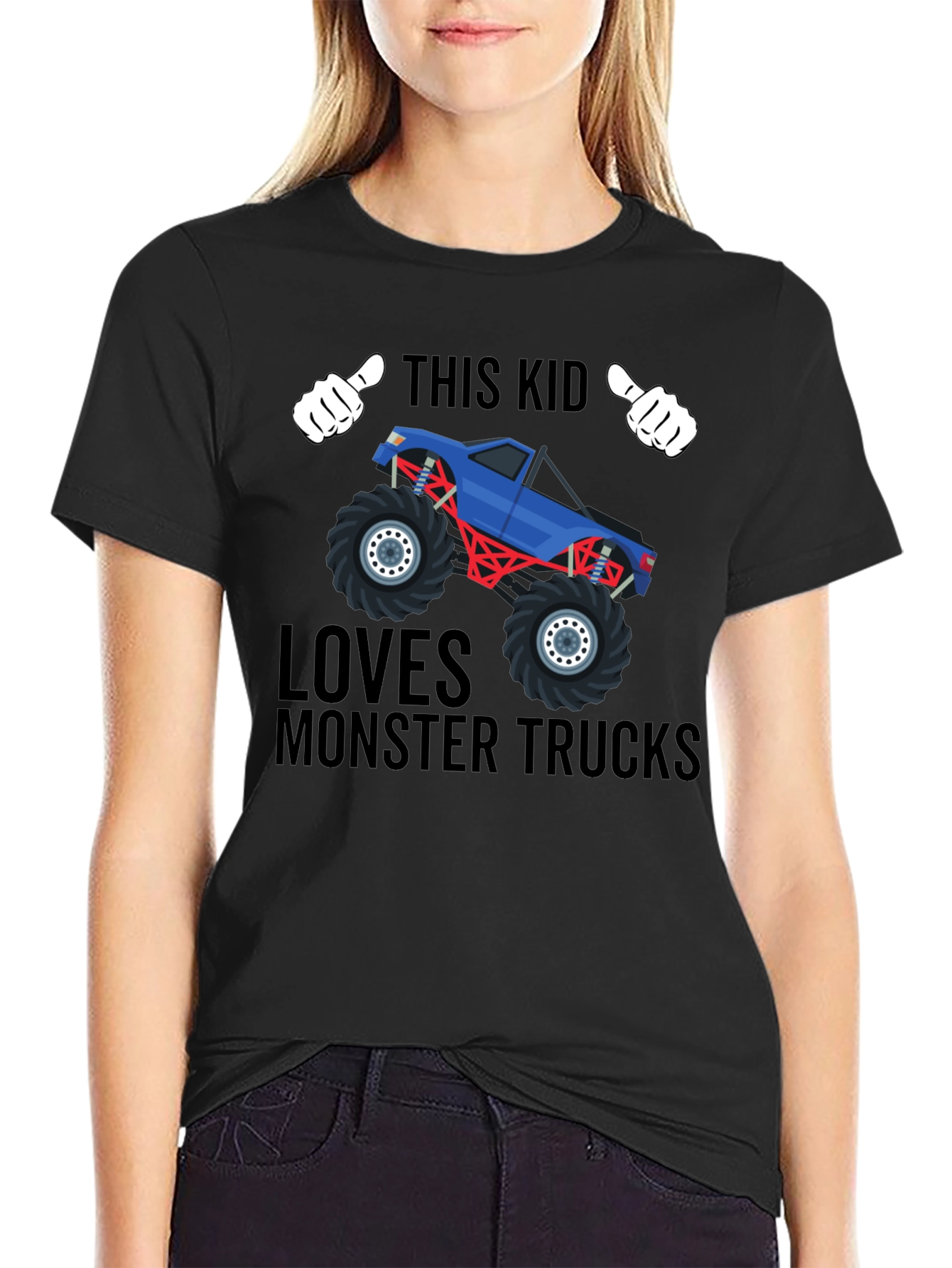 Monster Truck Kids T-Shirt