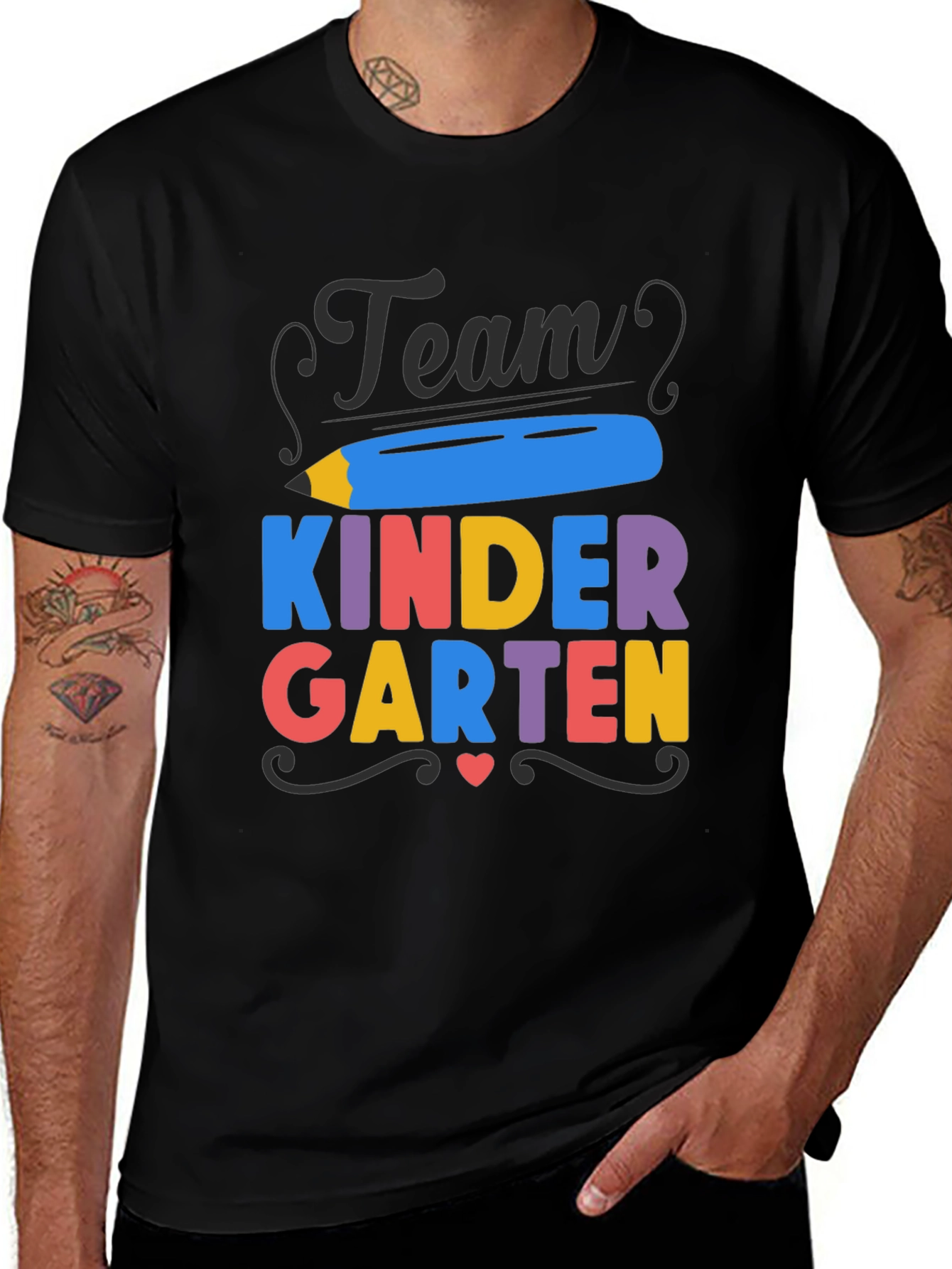 Team Kindergarten T-Shirt - Back to School Teacher Shirt