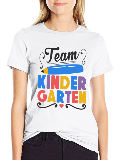 Team Kindergarten T-Shirt - Back to School Teacher Shirt