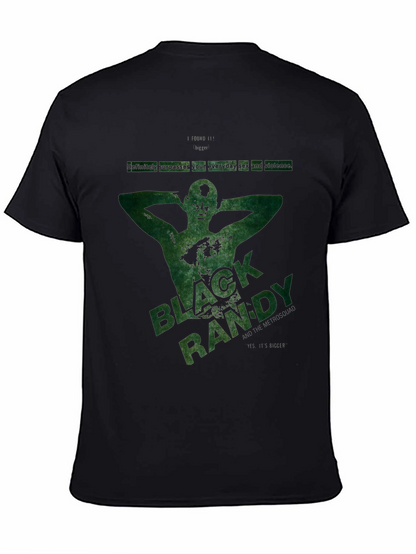 Black Randy Graphic T-Shirt - Dark Humor Tee