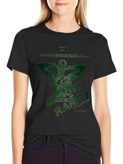 Black Randy Graphic T-Shirt - Dark Humor Tee