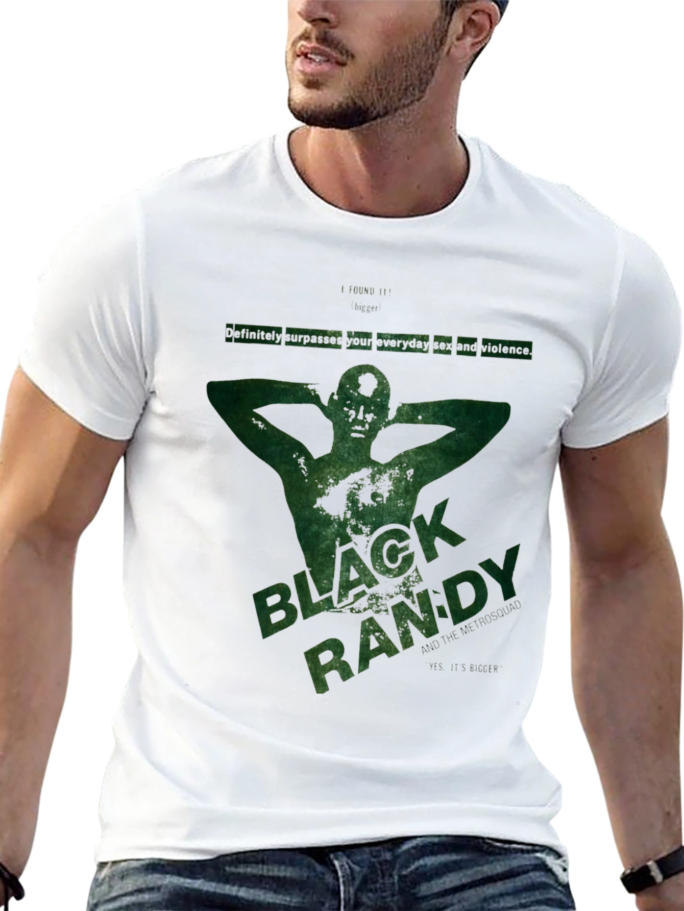 Black Randy Graphic T-Shirt - Dark Humor Tee