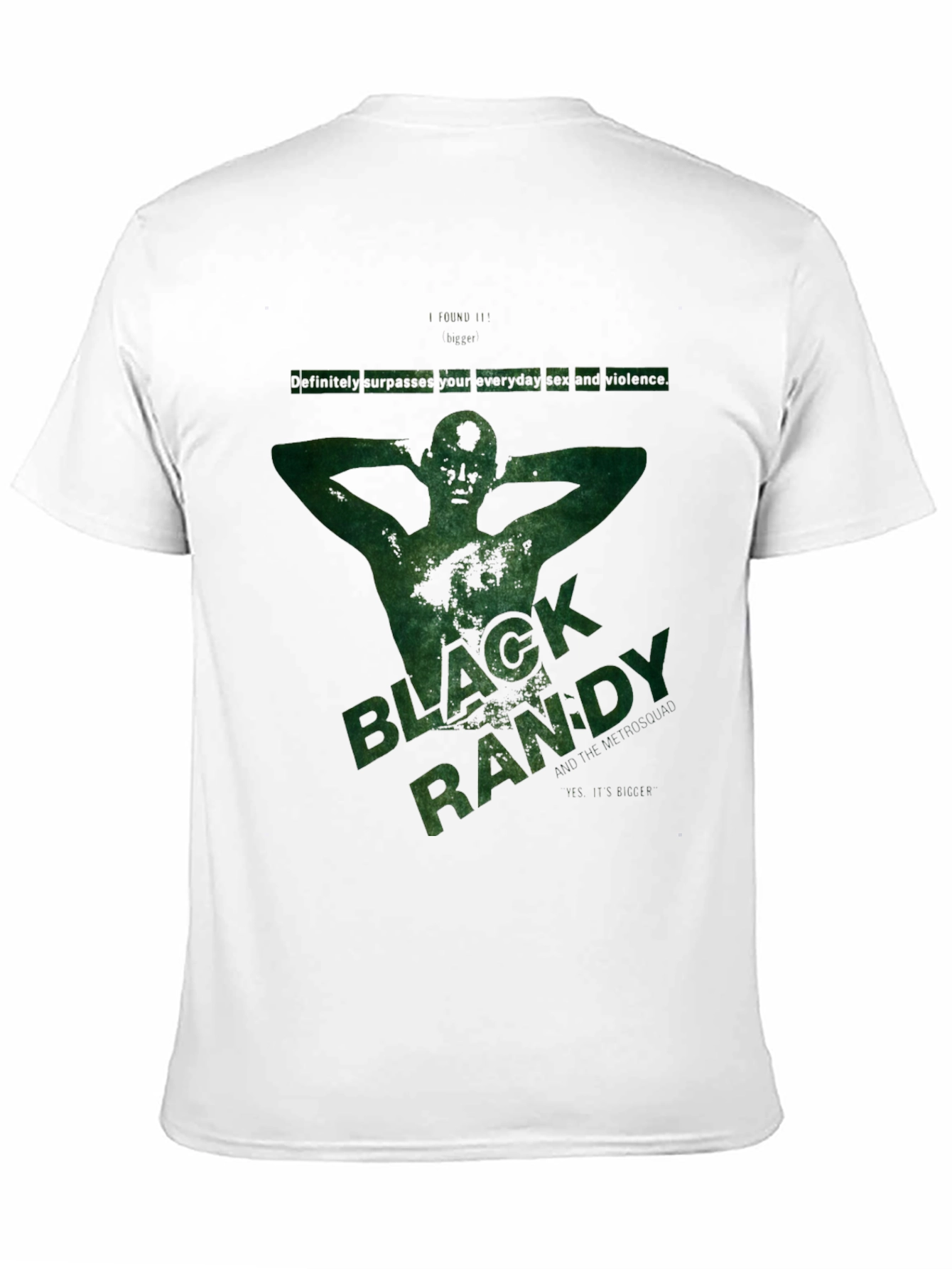Black Randy Graphic T-Shirt - Dark Humor Tee