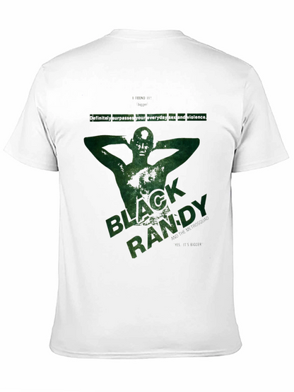 Black Randy Graphic T-Shirt - Dark Humor Tee