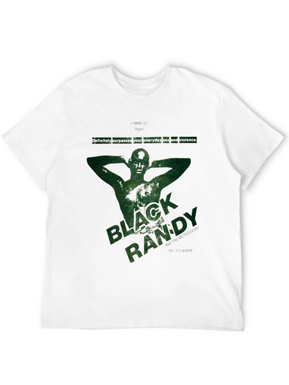 Black Randy Graphic T-Shirt - Dark Humor Tee