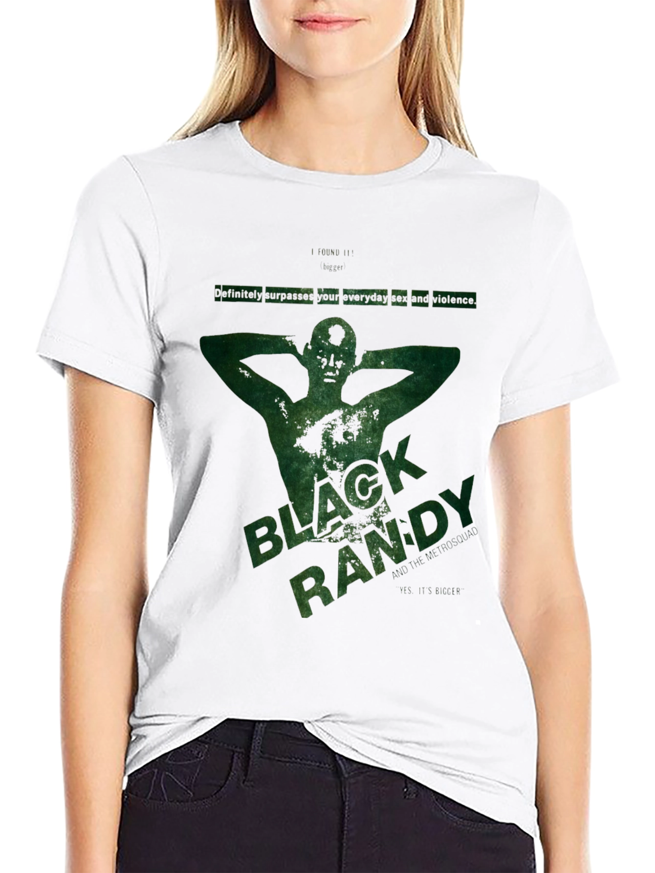 Black Randy Graphic T-Shirt - Dark Humor Tee