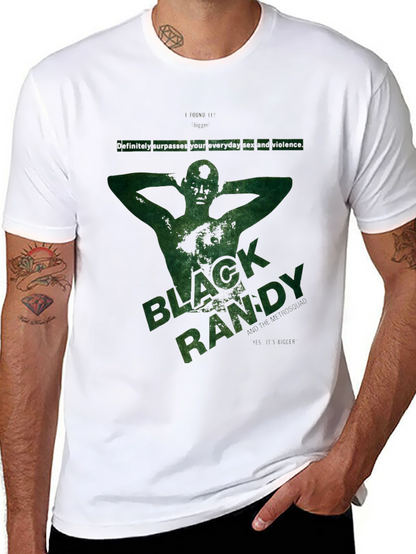 Black Randy Graphic T-Shirt - Dark Humor Tee