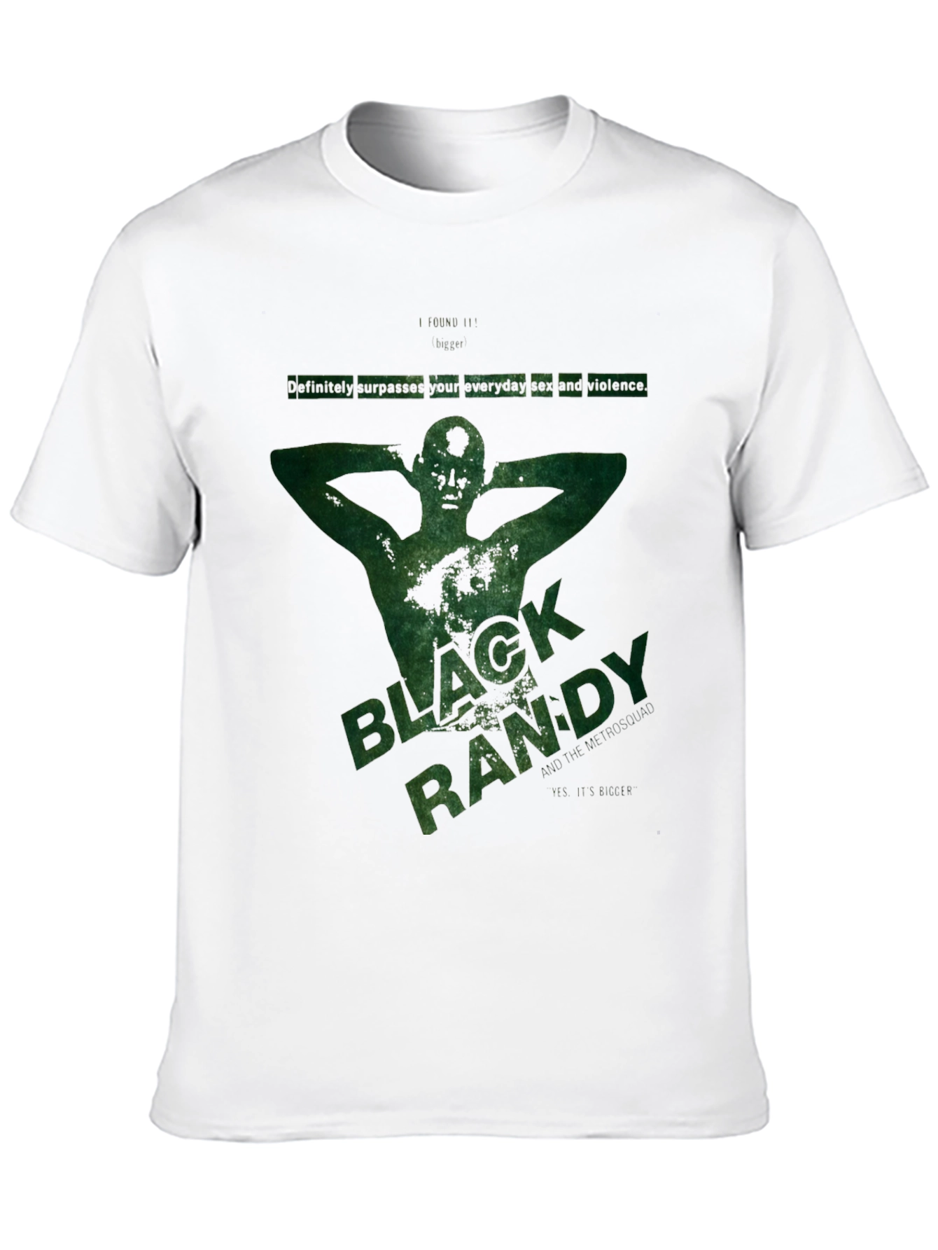 Black Randy Graphic T-Shirt - Dark Humor Tee
