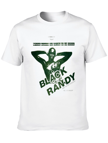 Black Randy Graphic T-Shirt - Dark Humor Tee