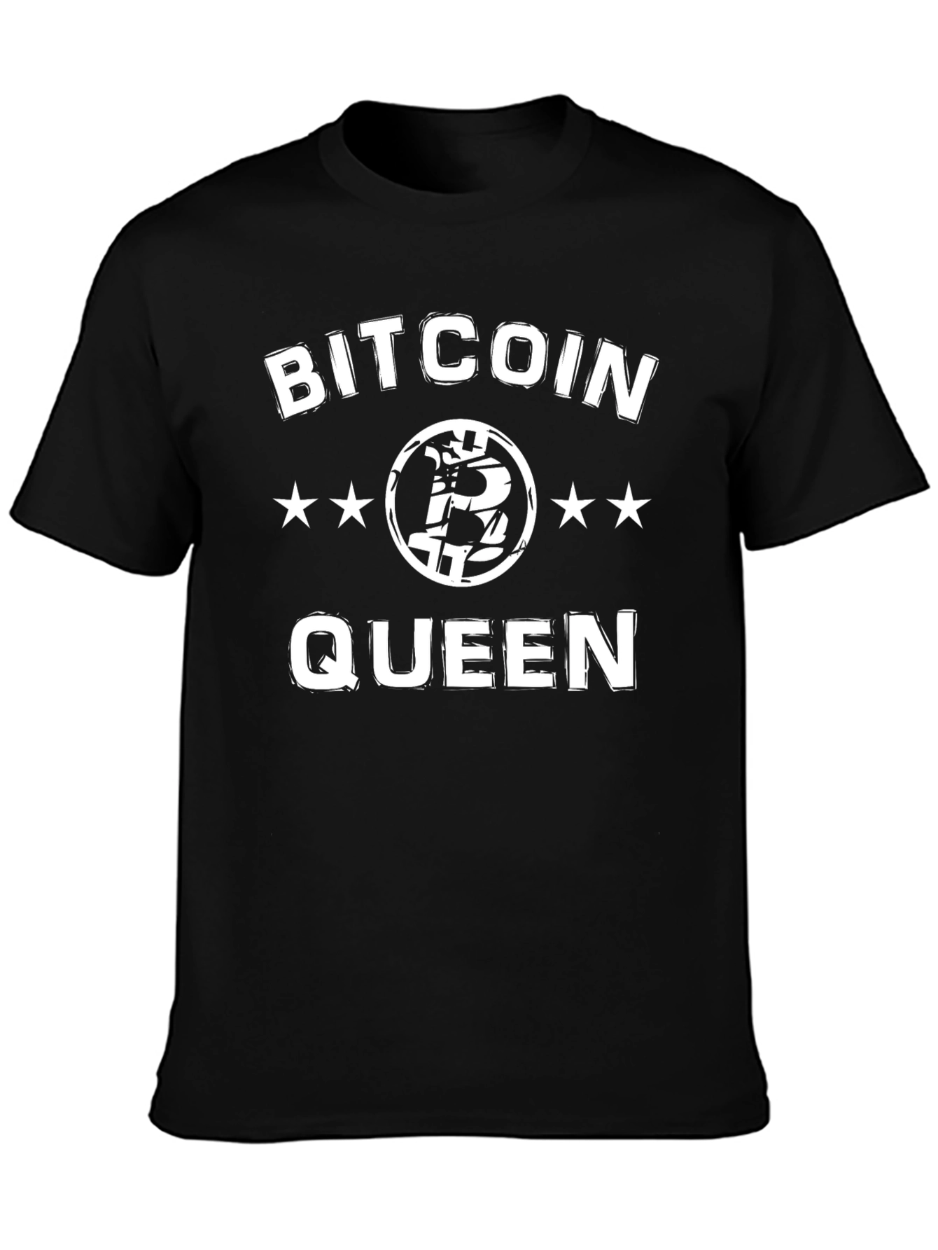 Bitcoin Queen Graphic T-Shirt - Crypto Fan Apparel