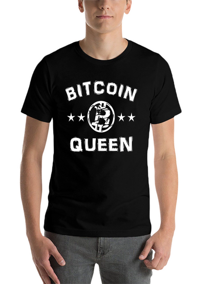 Bitcoin Queen Graphic T-Shirt - Crypto Fan Apparel