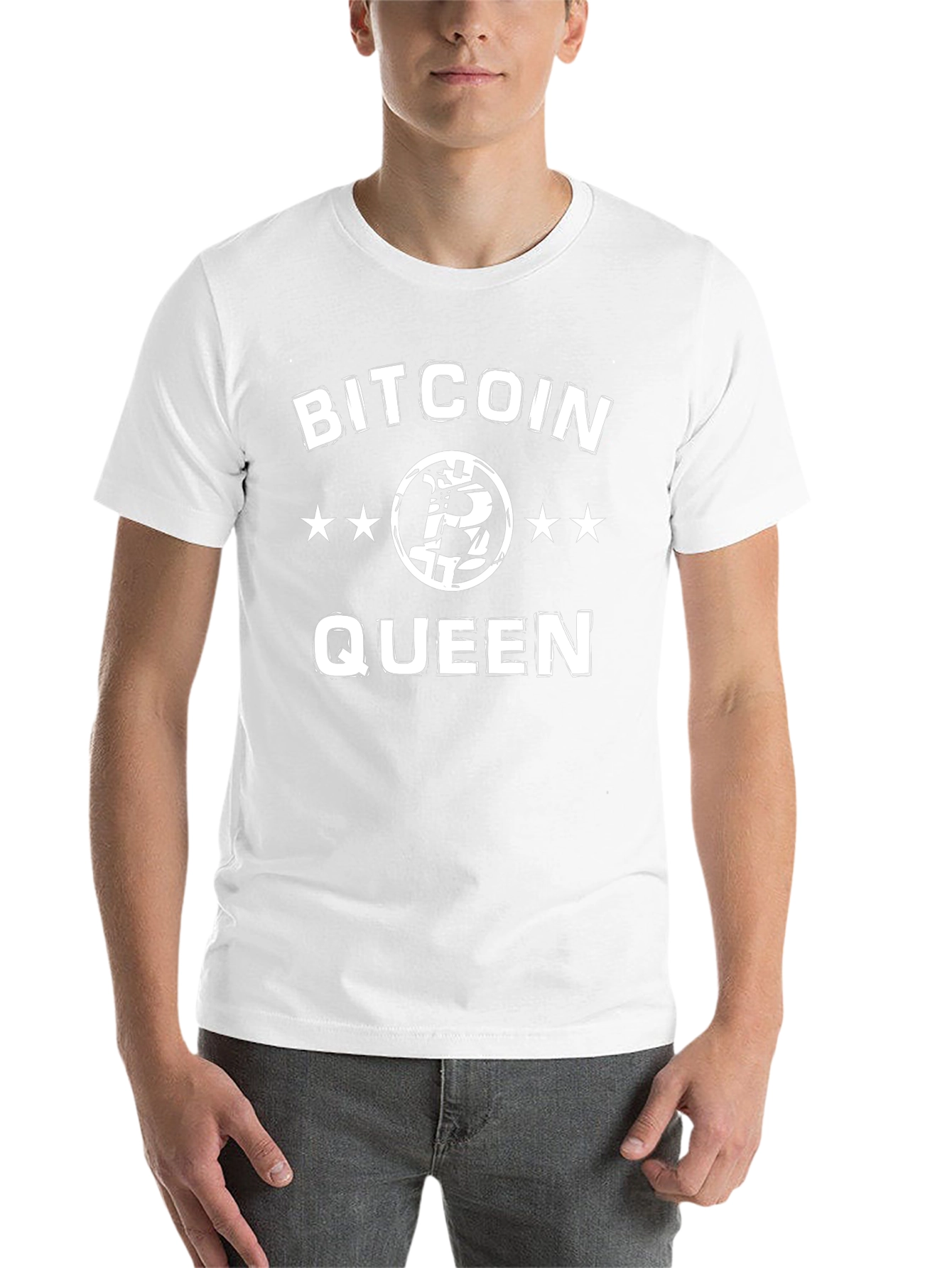 Bitcoin Queen Graphic T-Shirt - Crypto Fan Apparel