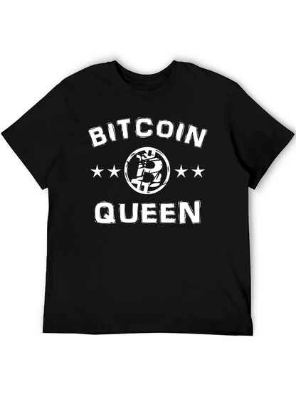 Bitcoin Queen Graphic T-Shirt - Crypto Fan Apparel