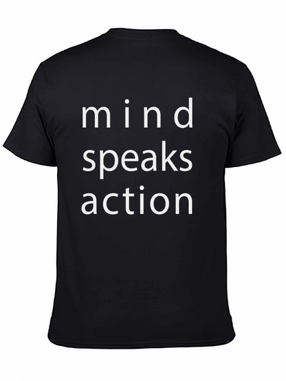 Mind Speaks Action Graphic T-Shirt - Unisex