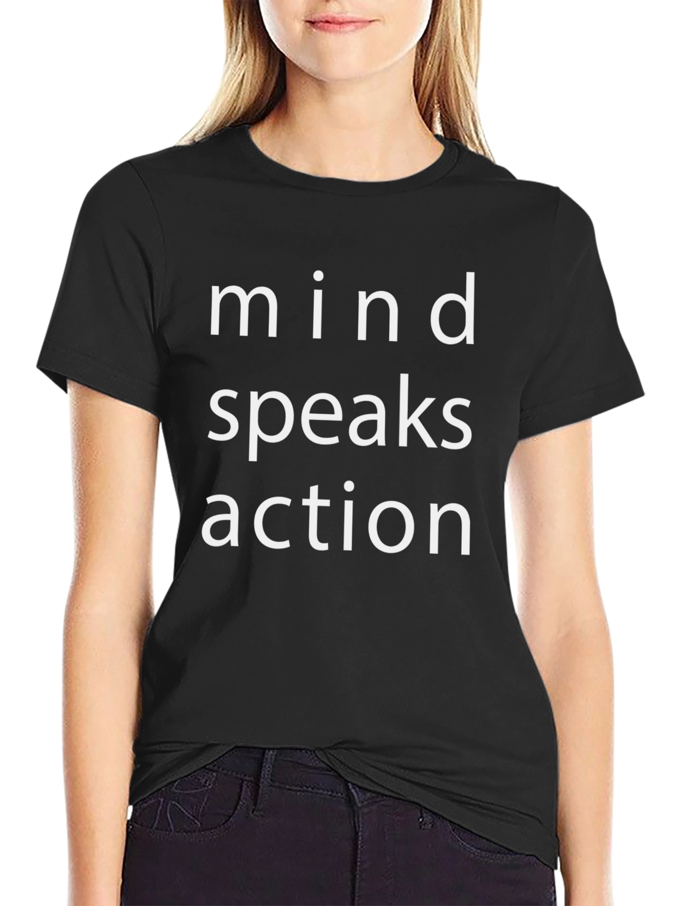 Mind Speaks Action Graphic T-Shirt - Unisex