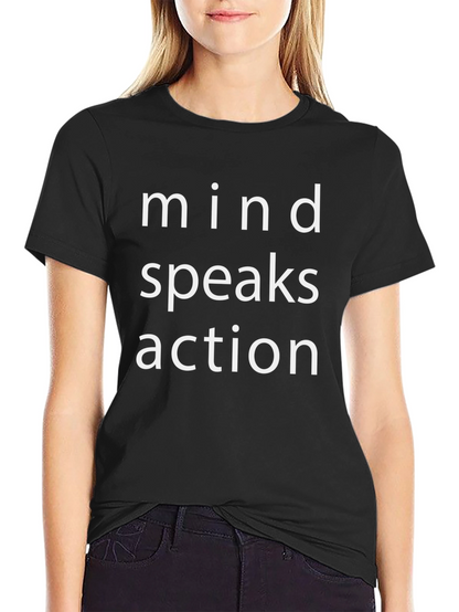 Mind Speaks Action Graphic T-Shirt - Unisex