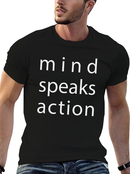 Mind Speaks Action Graphic T-Shirt - Unisex