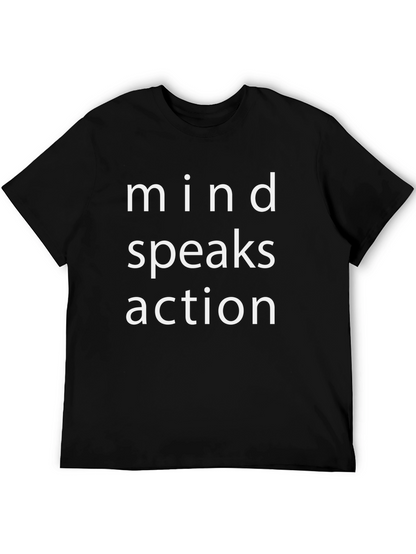 Mind Speaks Action Graphic T-Shirt - Unisex