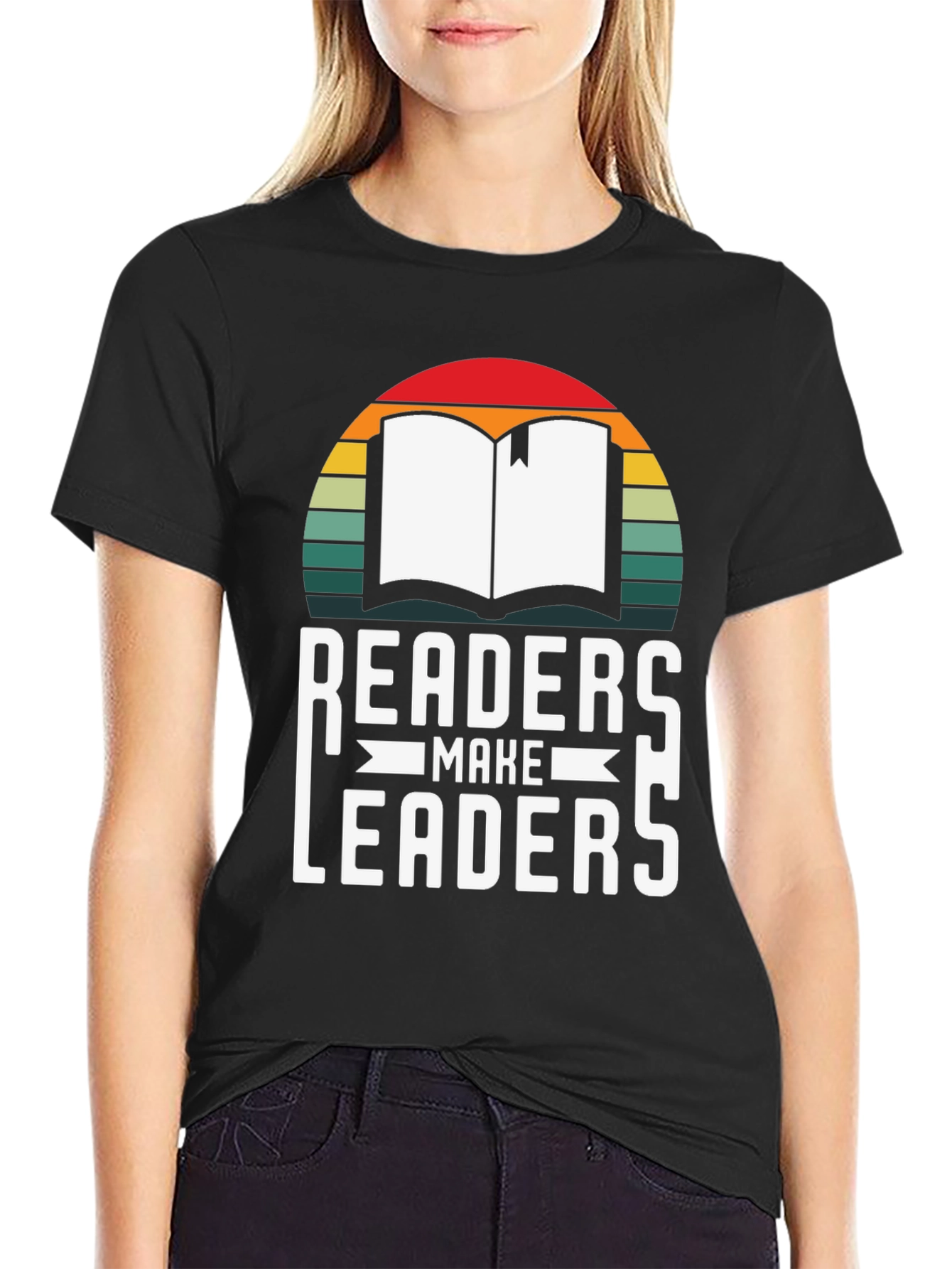 Readers Make Leaders Graphic Tee