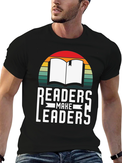 Readers Make Leaders Graphic Tee