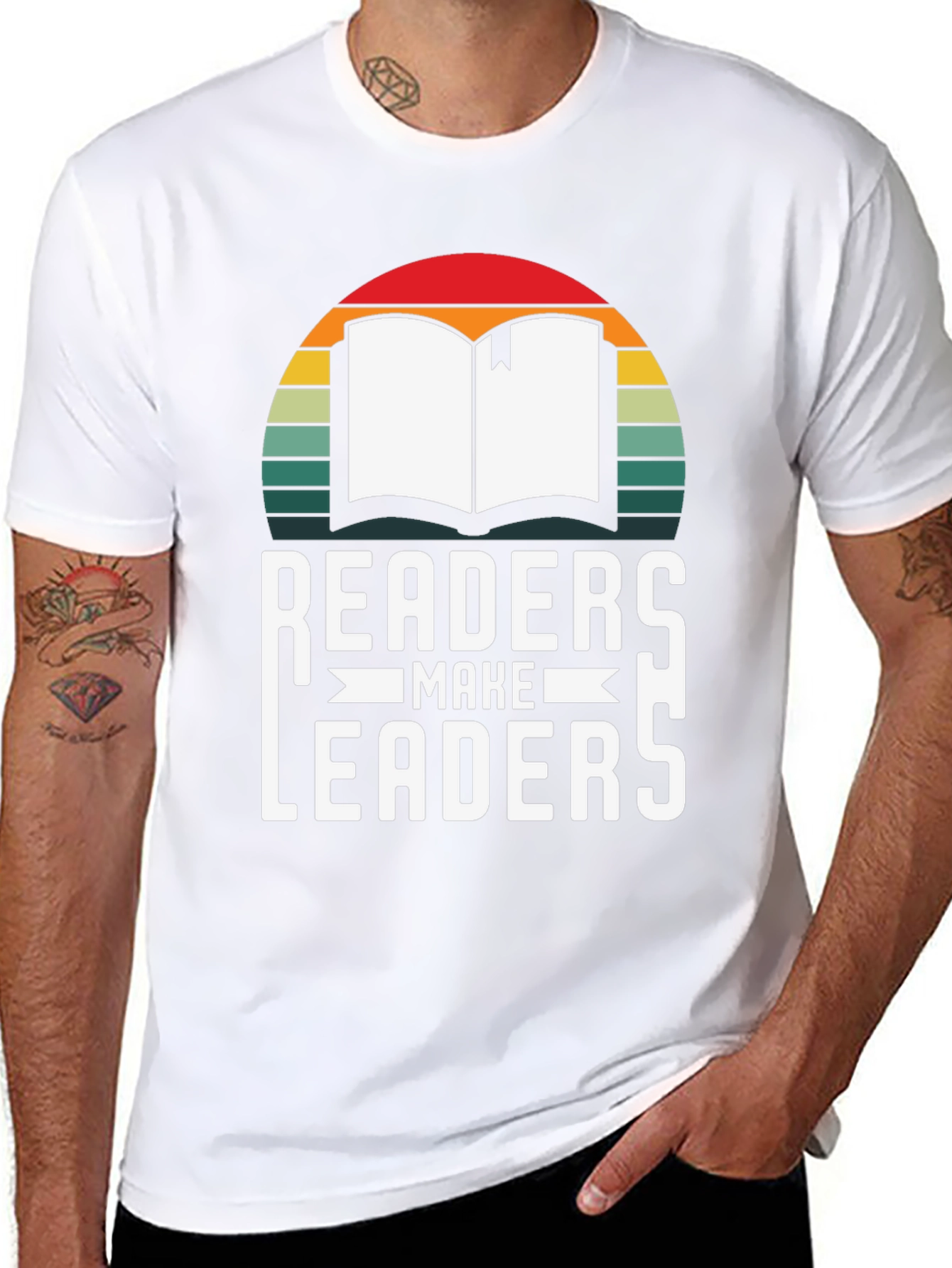 Readers Make Leaders Graphic Tee