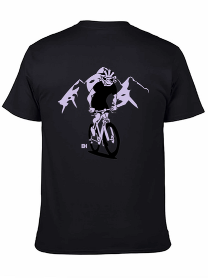 Mountain Biker Graphic Tee - Black