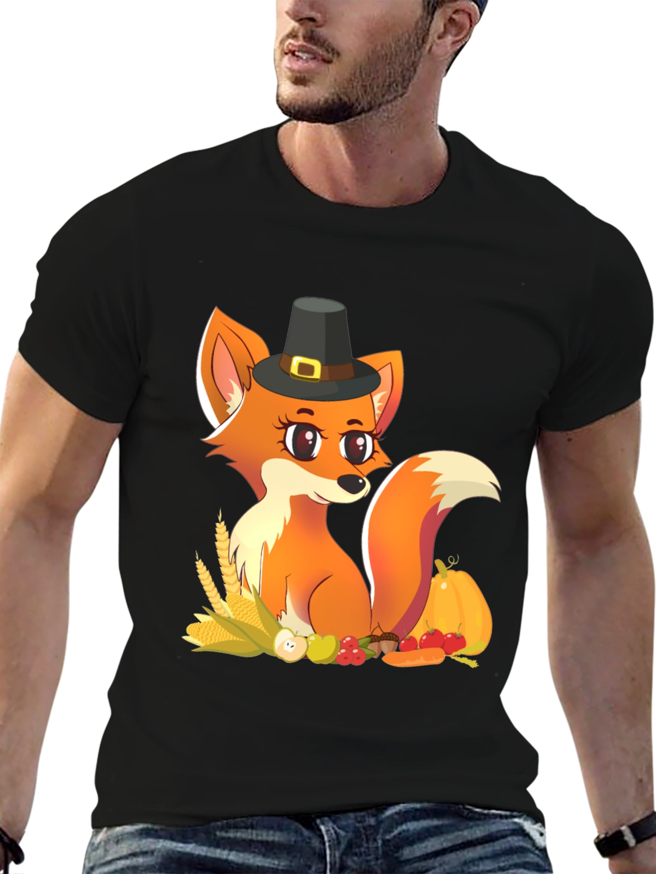 Thanksgiving Fox T-Shirt