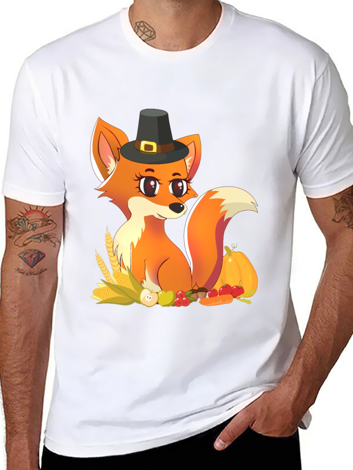 Thanksgiving Fox T-Shirt