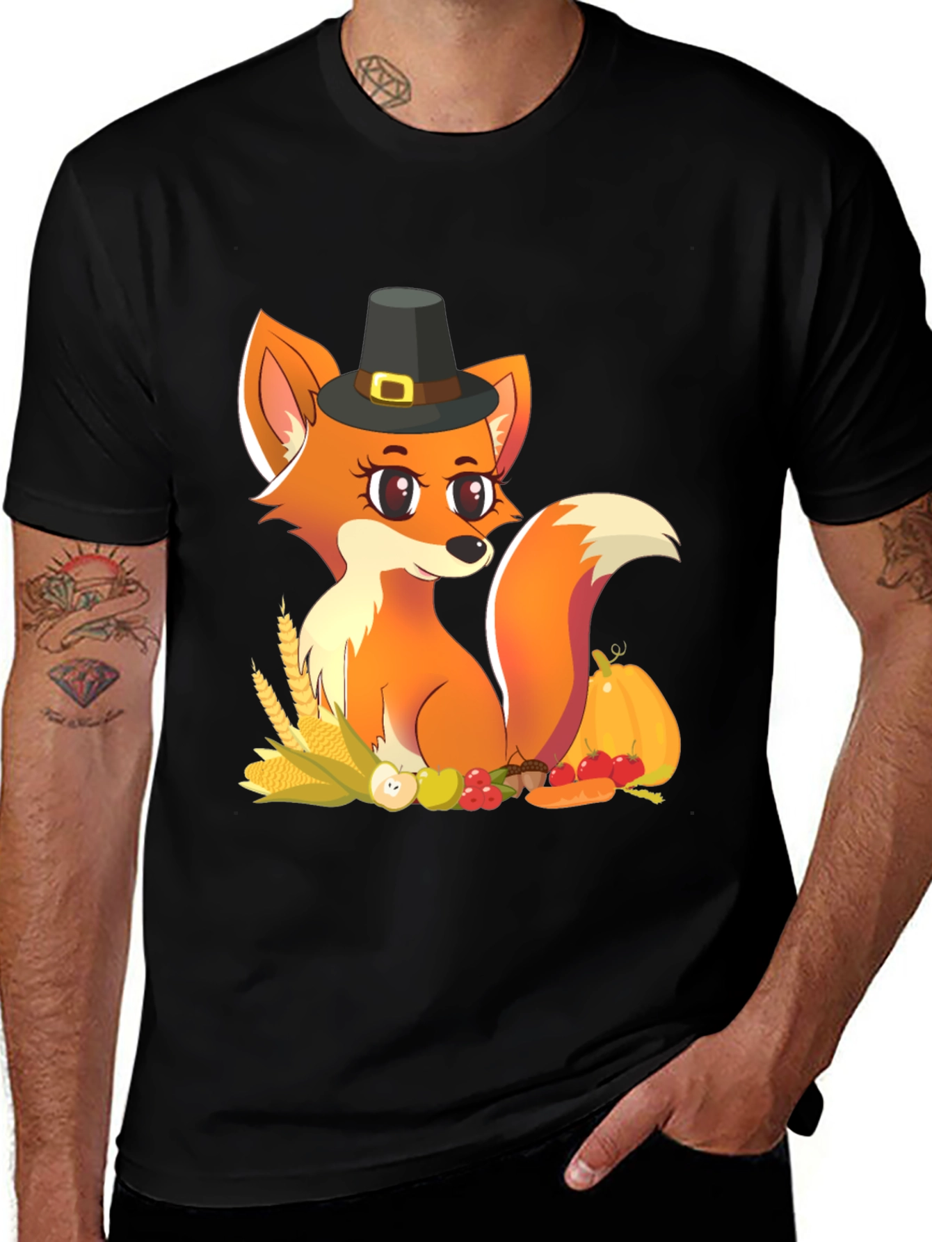Thanksgiving Fox T-Shirt