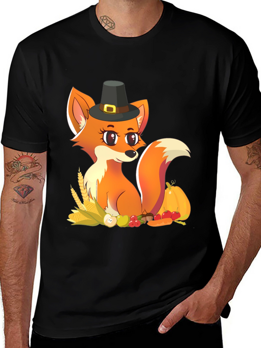 Thanksgiving Fox T-Shirt