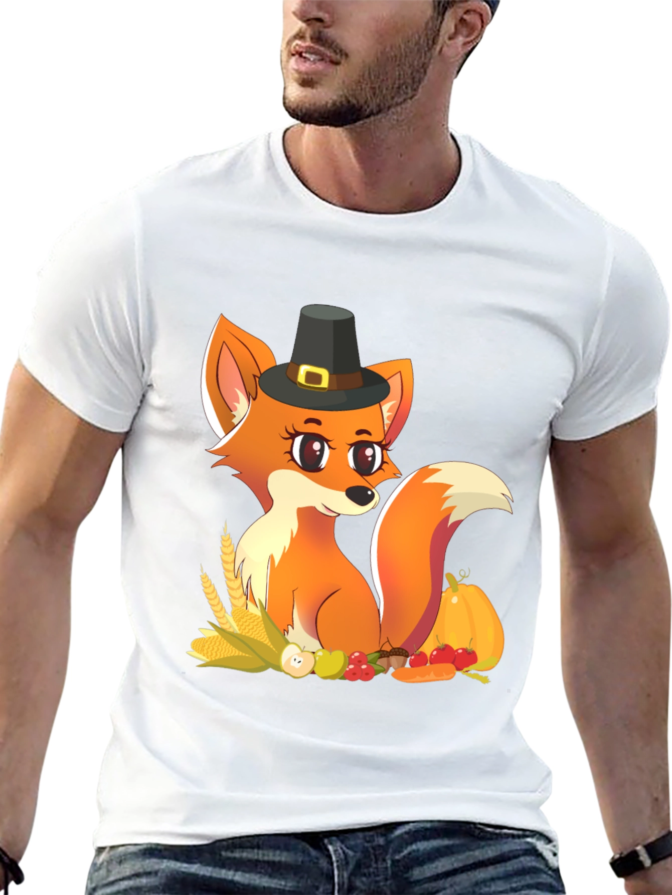 Thanksgiving Fox T-Shirt