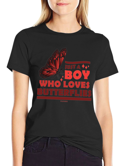 Butterfly Lover Mens Graphic Tee - Just a Boy