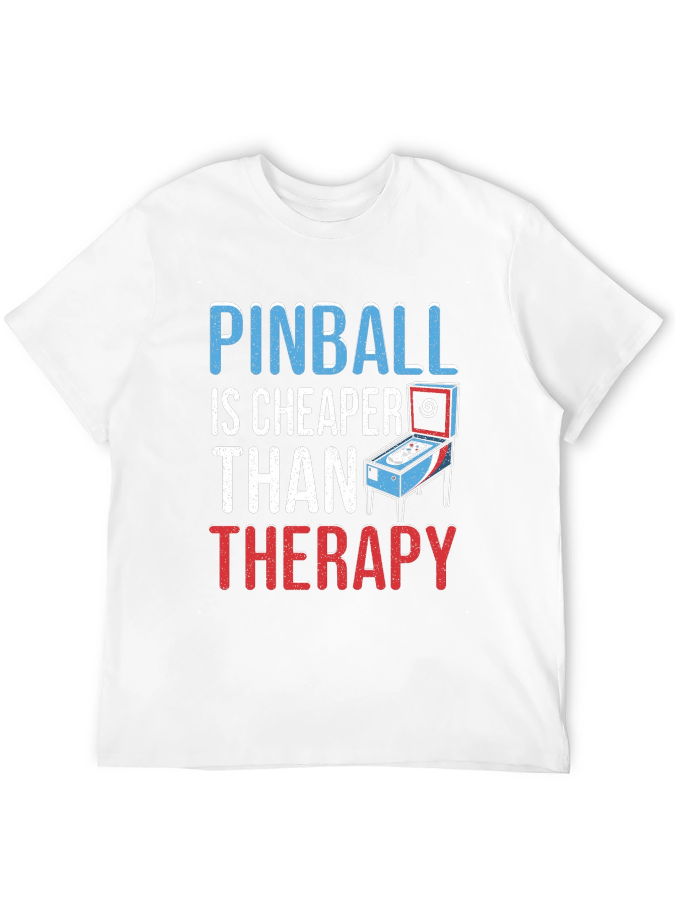 Pinball Cheaper Than Therapy Graphic Tee