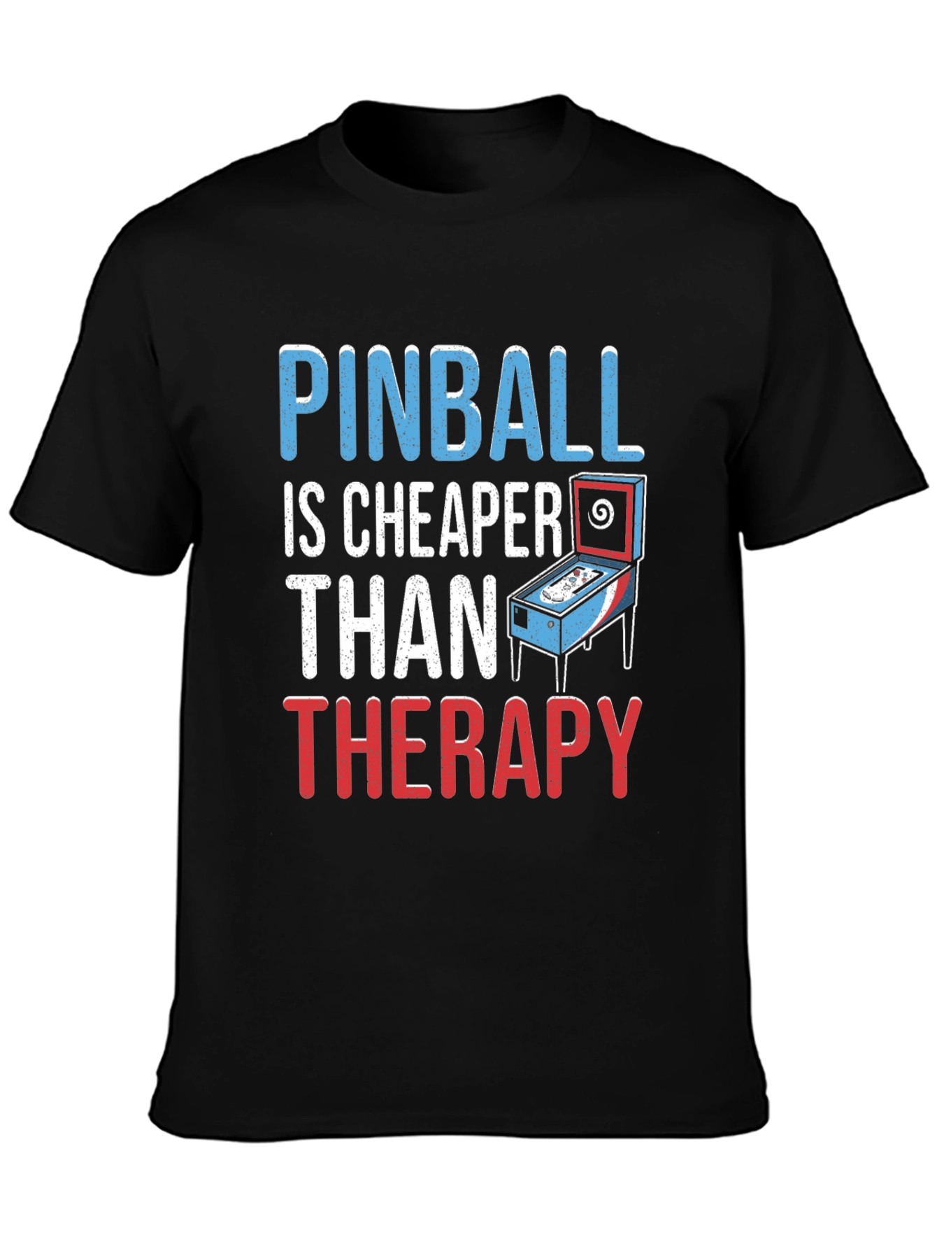 Pinball Cheaper Than Therapy Graphic Tee