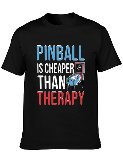 Pinball Cheaper Than Therapy Graphic Tee