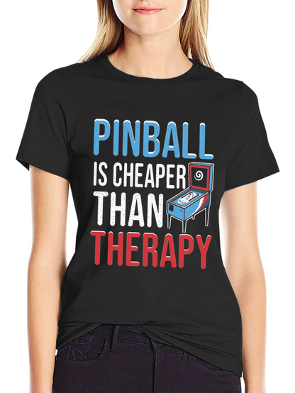 Pinball Cheaper Than Therapy Graphic Tee