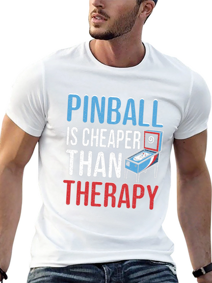 Pinball Cheaper Than Therapy Graphic Tee