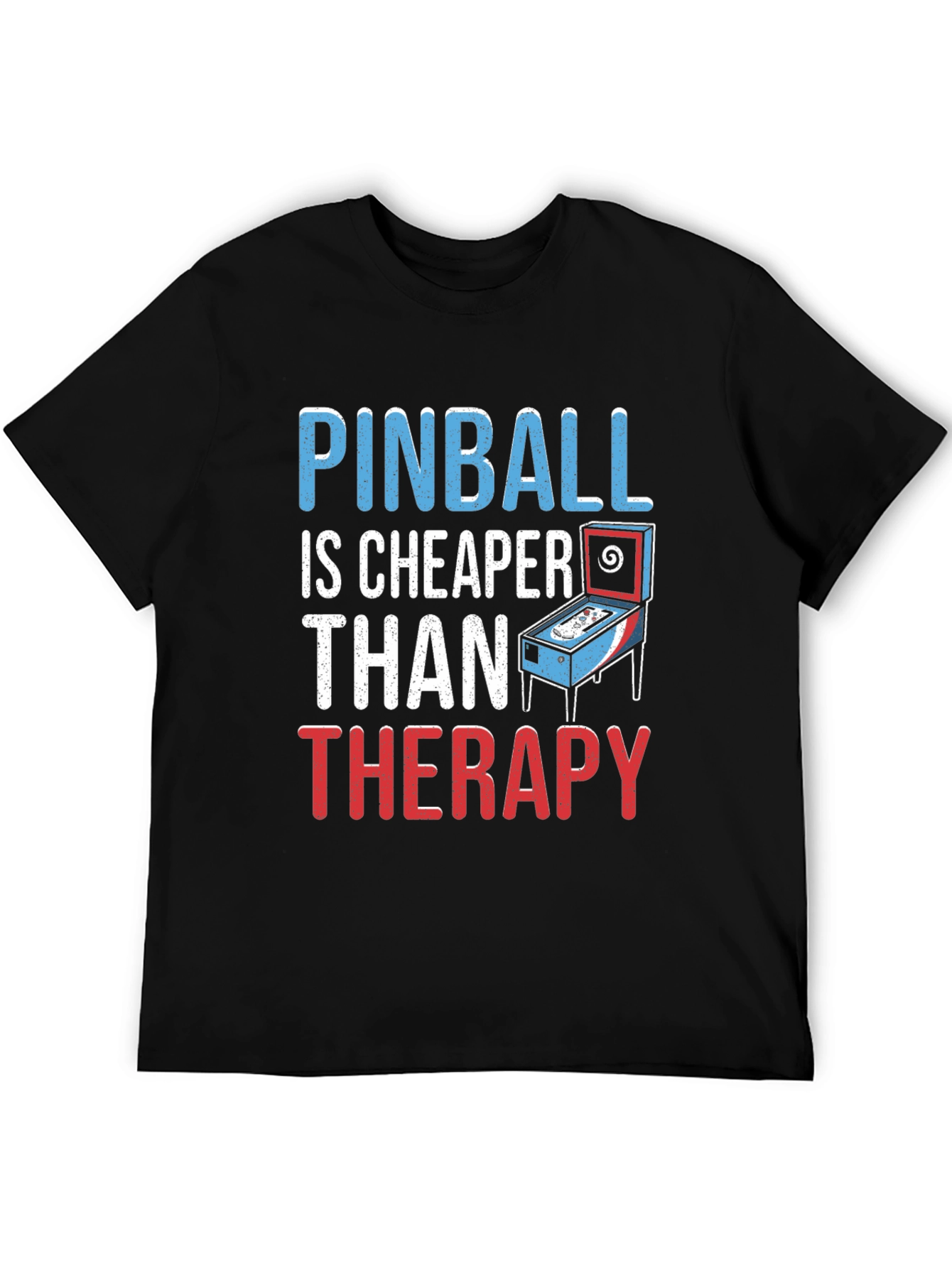 Pinball Cheaper Than Therapy Graphic Tee