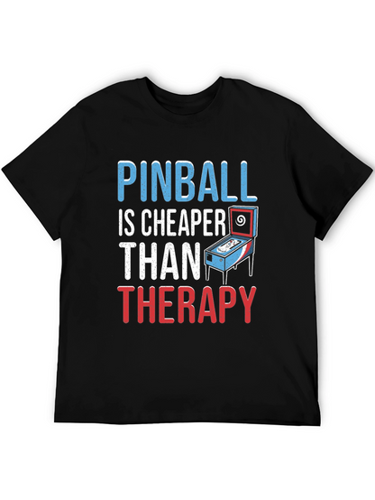 Pinball Cheaper Than Therapy Graphic Tee